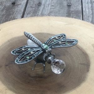 Green Dragonfly Perfume Bottle